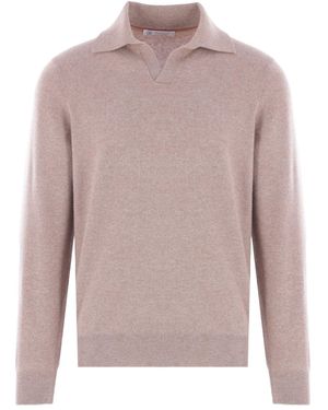 Brunello Cucinelli T -Shirts und Polos braun - Pink