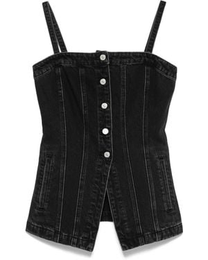 Levi's Geknöpftes Jeanstop - Schwarz