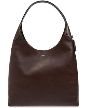 Stone Island Shadow Project Entraîneur Brooklyn 39 Hobo en cuir - Marron