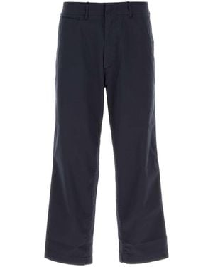 Nanamica Wide Chino Trousers - Blue