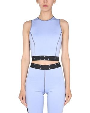 McQ Solid Crew Neck Top - Blue