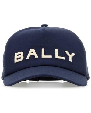 Bally Midnight Cotton Baseball Cap - Blue