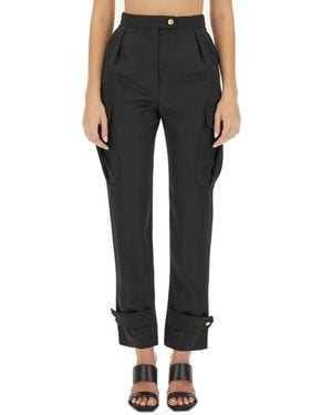 McQueen Military Trousers - Black
