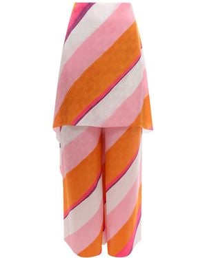 Fendi Trousers Fr6370Ajdp - Orange