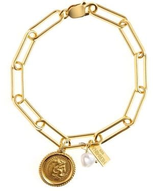 Hermina Athens Hercules Yasemi & Charms Bracelet - Metallic