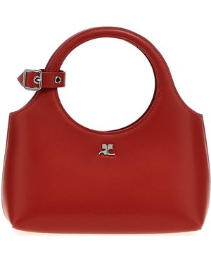 Courreges Borsetta "Mini Giorno Santo" Di - Rosso