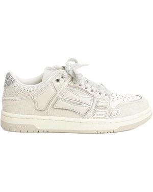 Amiri Skel Sneakers Mit Glitter-Detail - Weiß