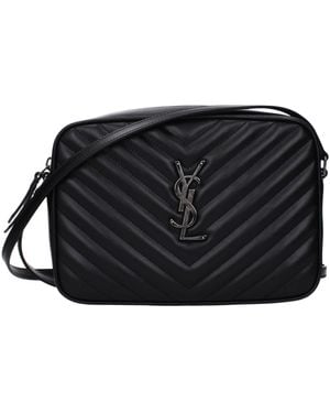 Saint Laurent Sacs à bandouliers Lou Femmes en cuir noir