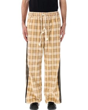 adidas Originals Adidas X Song For The Mute Adi006 Plaid Trousers - Natural