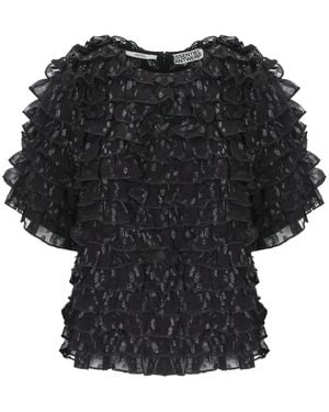 Essentiel Antwerp Incarvillea Zwart Top - Black