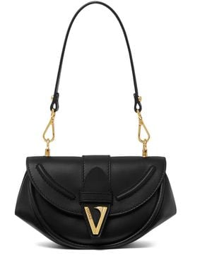 Versace Virtus Bag Calf Leather Shoulder - Black