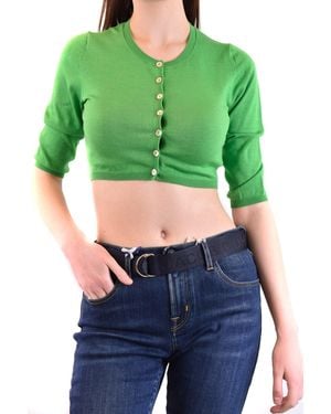 P.A.R.O.S.H. Damen andere materialien strickjacke - Grün