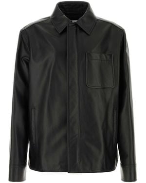 Loewe Leather Jacket - Black