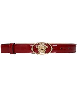 Versace Belt Patent Leather - Red