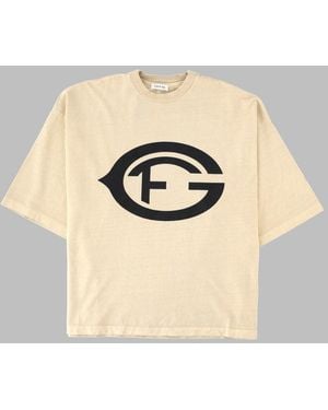 Fear Of God T Shirt Con Stampa - Natural
