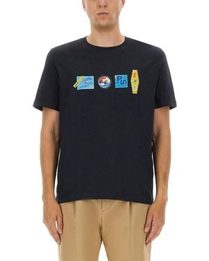 Paul Smith Regular Fit T Shirt - Black