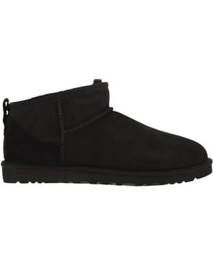 UGG Classic Ultra Mini Sheepell Stiefel - Schwarz