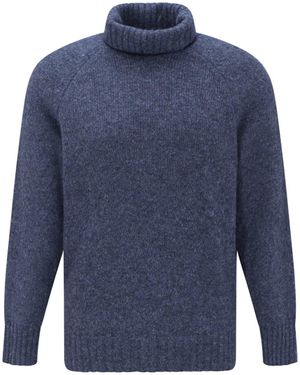Brunello Cucinelli Turtleneck Sweater - Blau