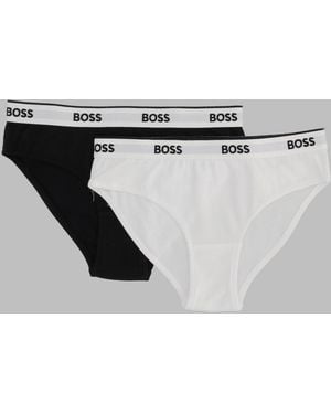 BOSS Girls' Cotton Stretch Underwear - Metallic