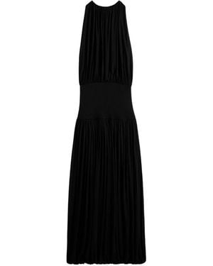 TOTEME Gathered Long Dress - Black