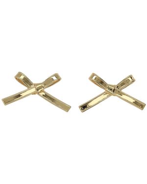 Marc Jacobs Earrings The Lingerie Bow - Metallic