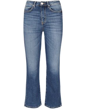 Pinko Bootcut-Denim-Fünf-Taschen-Jeans - Blau