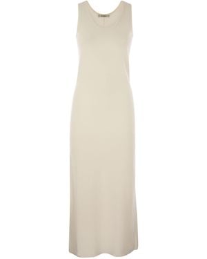 Max Mara Aceri Slim Fit Wollkleid - Weiß