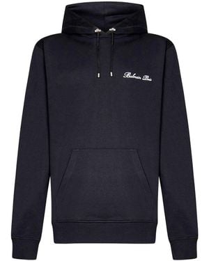 Balmain Cotton Logo Sweatshirt - Blue