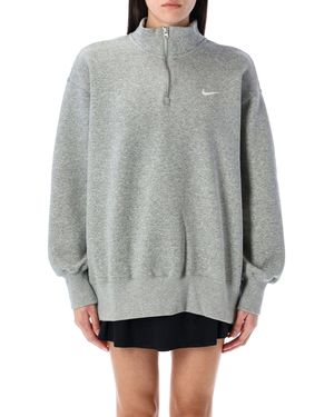 Nike ¼ Zip Phoenix Fleece - Grey