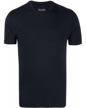 Emporio Armani Logo T Shirt - Black