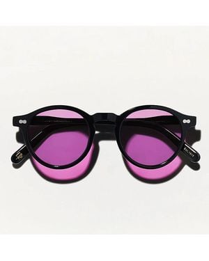 Moscot Lunettes de soleil Miltzen Noir Violet Noir/Fuchsia Unisexe - Multicolore