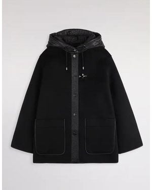 Fay Bi Material Caban - Black