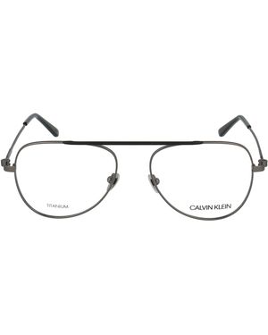 Calvin Klein Metal Optical Glasses - Metallic
