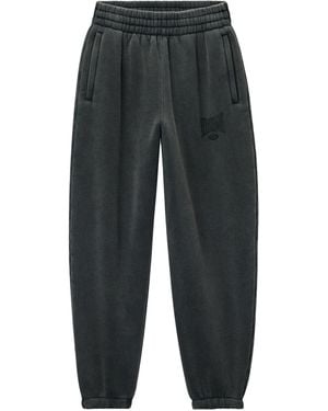 Alexander Wang Jogginghose Mit Grafischem Print - Grau
