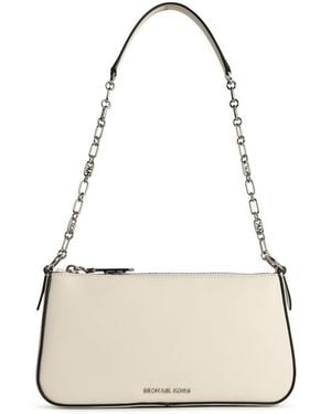 MICHAEL Michael Kors 'Empire' Small Lear Crossbody Bag - White