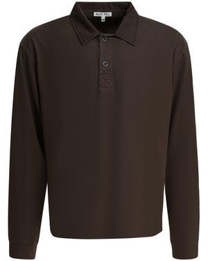 Alex Mill Baumwoll-Poloshirt "Rugby". - Schwarz