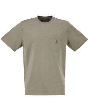 Carhartt Pocket Cotton T Shirt - Gray