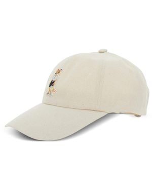 Maison Kitsuné Dressed Fox Cap - Natural