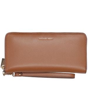 MICHAEL Michael Kors Brieftaschen Leder braun
