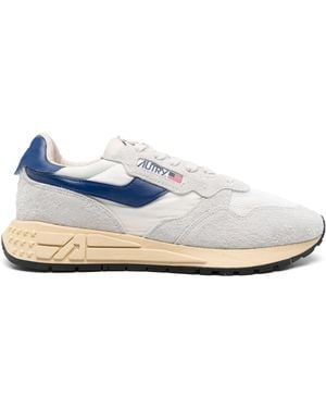 Autry Reelwind Niedrig Weiße Blaue Graue Sneakers