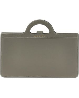 Marni 'Tropicalia' Brieftasche auf der Kette - Grau
