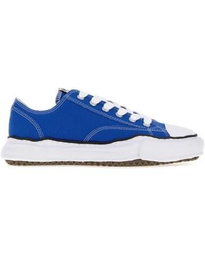 Maison Mihara Yasuhiro Electric Canvas Peterson Trainers - Blue