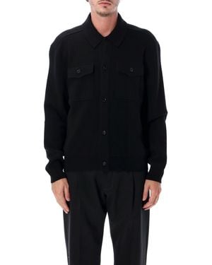 Tom Ford Wool Cashmere Overshirt - Black
