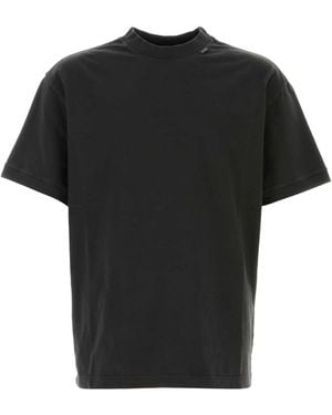 Prada Slate Cotton T-Shirt - Black