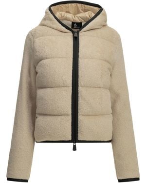 Moncler Gewatteerd Fleecejack - Naturel