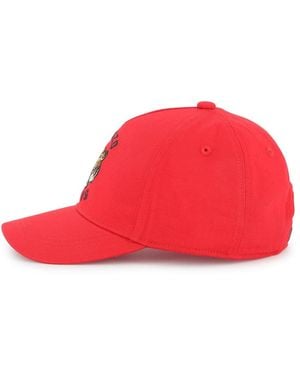 KENZO Hat With Logo - Red