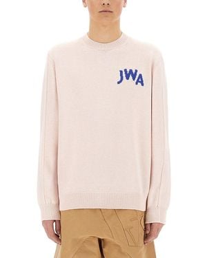 JW Anderson Jw Anderson Jersey With Logo - White