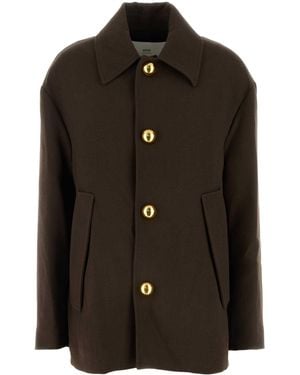 Ami Paris Ami Wool Jacket - Black