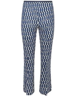 Siyu Printed Pants - Blue