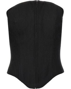 McQueen Corset Top - Black